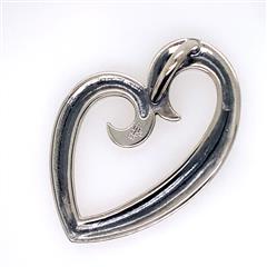 James Avery Mother's Love Heart Sterling Silver Pendant